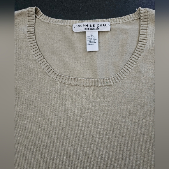 NWT - Stretch Silk Blend Josephine Chaus " Rope" Jersey - Size XL - Picture 6 of 8